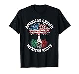American Grown Mexican Roots Mexico Country Lover Proud Us T-Shirt