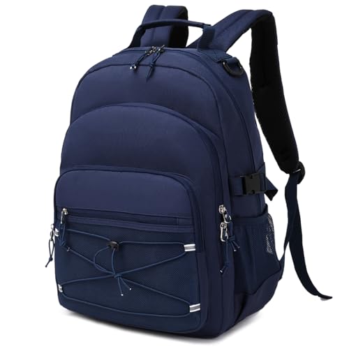 mygreen Backpack for Girls, Lightweight Water Resistant Bookbag Casual Daypack Backpack for Teen Girl, Travel School Backpack for High Middle School 16 Inch Dark Blue by mygreen - Used condition - US$17.46