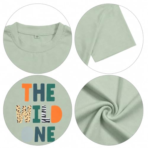 Image of Zoo Family Trips Matching Shirts Wild One Safari Animal Theme Outfit