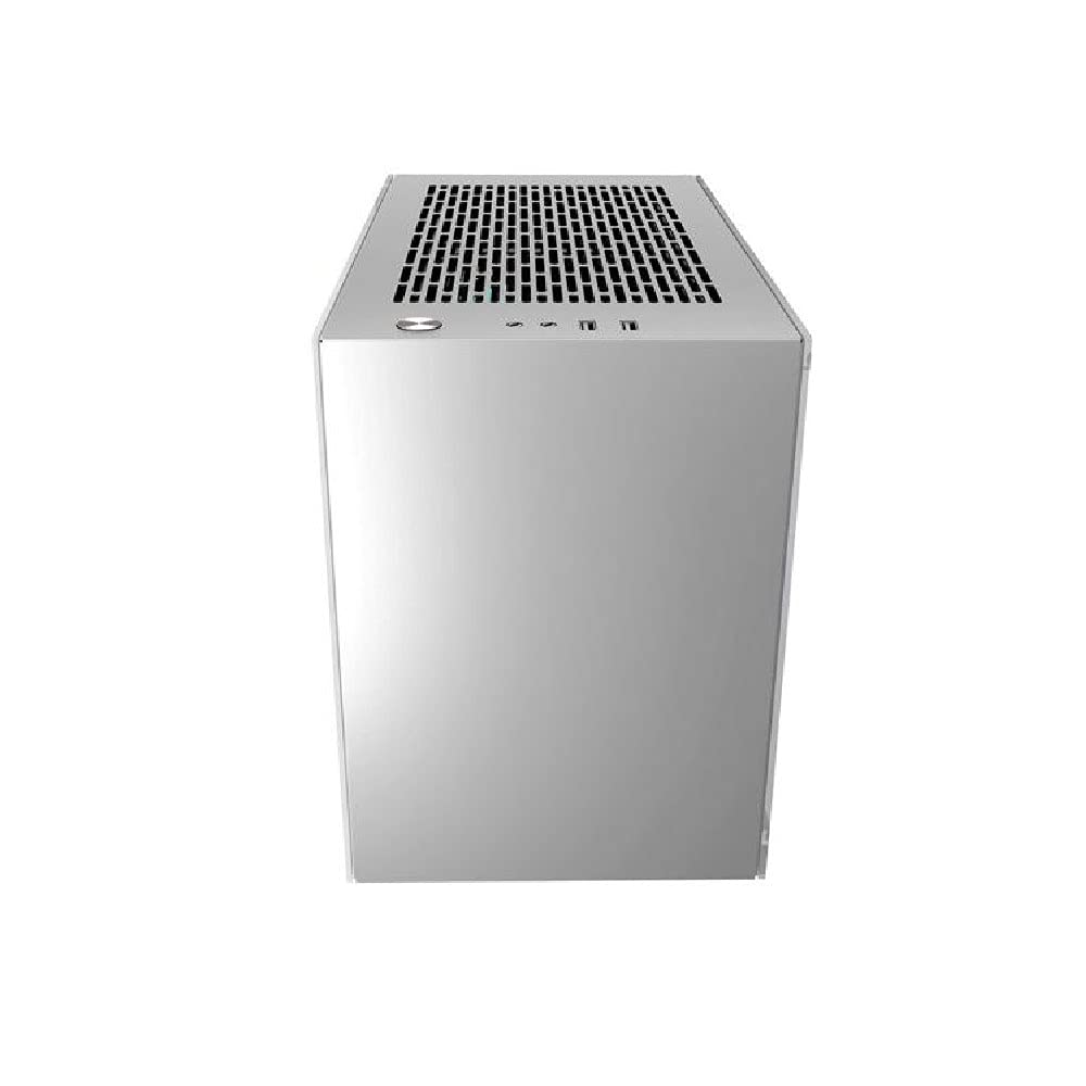 Noua Parvus Q2 Silver Case Mini ITX per PC Office Mini Tower 0.5MM SPCC 4*USB3.0/2.0 Pannelli Laterali in Vetro Temperato (AxPxL: 264x349x185 mm)