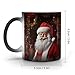 Imagen de HLBSDM Taza de café de cerámica termocrómica con zoom de Papá Noel