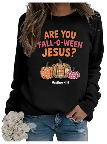 Are You Fall-O-Ween Jesus Sweatshirt Are You Fall-O-Ween Jesus Hoodie Funny Christian Thanksgiving Graphic Sweatshirt