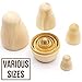AEVVV Unpainted Blank Russian Matryoshka 5 Figures - DIY Craft Wood Unfinished Shapes Handmade Souvenir