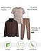 RBX Boys Pants Set - 3 Piece Boys Shirts Tee Fleece Jogger Sweatpants and Poly Woven Puffer Jacket Kids Clothing Set (8-12), Size 12, Brown Tan