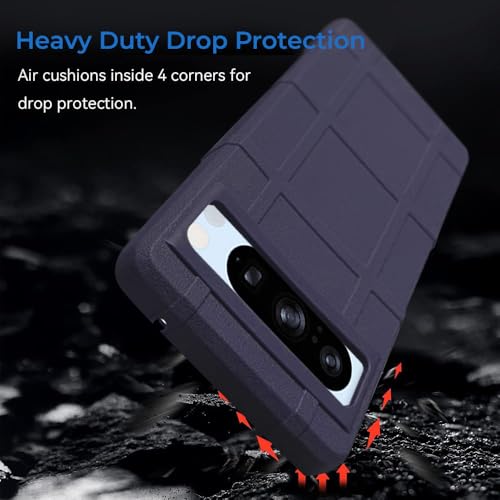 Image of amazon basics Shockproof Back Case Cover for Google Pixel 8 Pro 5G | 360 Degree Protection | Slim Protective Case | Anti-Scratch Tough TPU Case for Google Pixel 8 Pro 5G (Blue)