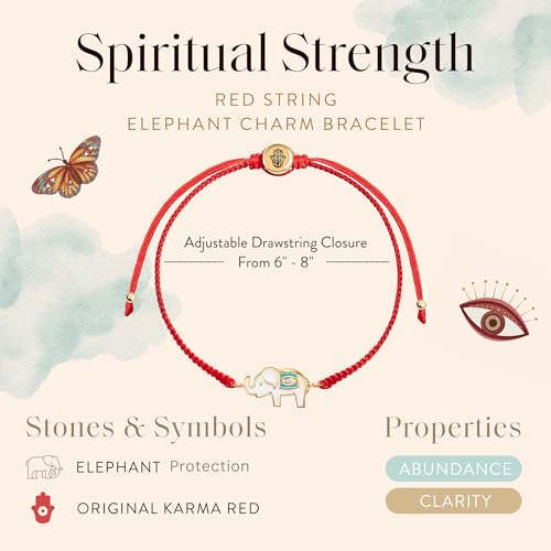 KARMA AND LUCK Adjustable Red String Bracelet, 18K Charm for Women, Handmade in Bali for Luck & Success2