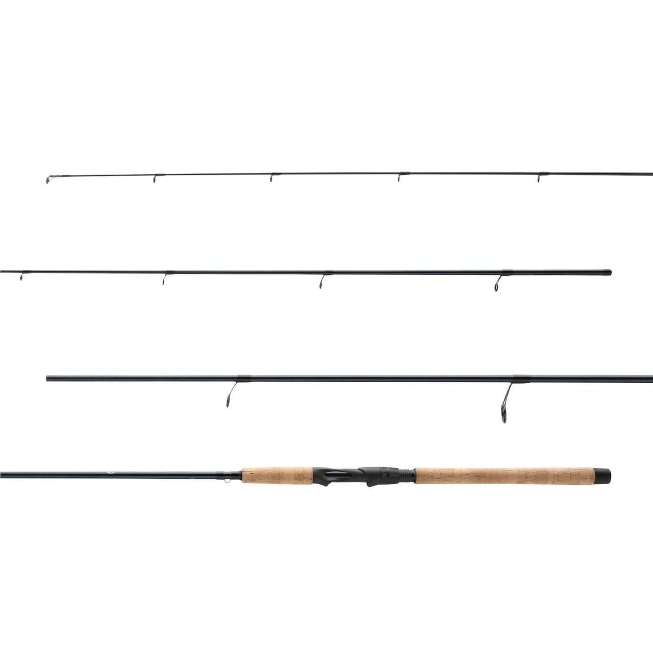 Shimano TECHNIUM CENTERPIN B, Freshwater, Salmon, Steelhead, Spinning, 13'0", Medium Light, 2 pcs, (TNS130ML2B) Fishing
