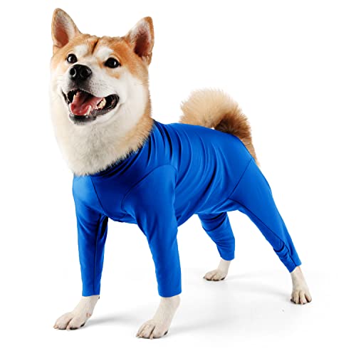 Image of Dog Onesie for Surgery Dog Shedding Suit Surgical Recovery Bodysuit for Female Male Dog After Surgery Wear Anxiety Calming Shirt