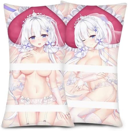 Amazon Co Jp Ambc16 アズールレーン アズレン イラストリアス 半身 抱き枕 クッション 両面プリント ぬいぐるみ 抱き枕カバー 同人 かわいい 萌え グッズ コスプレ小物 プレゼント 色 裏ver サイズ 40 70cm カバーのみ ホーム キッチン