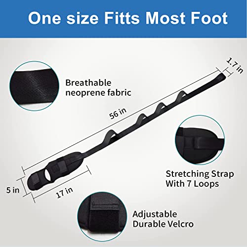 Norhogo Yoga Stretching Strap, Strap Stretching, Ankle Ligament Stretcher Belt with Loops - Image 2