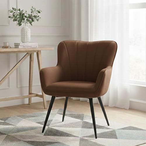 Mini Maharaja Chair for Living Room | Modern Upholstered Armchair...
