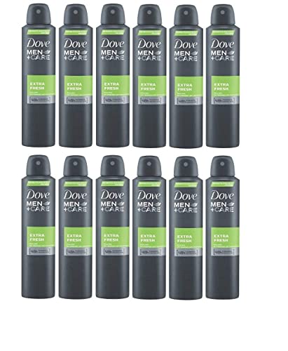 Dove Men + Care Extra Fresh Antiperspirant Deodorant 48H Spray 150 Ml / 5 Fl Oz, 61.2 Fl Oz (Pack Of 12) #TOP16