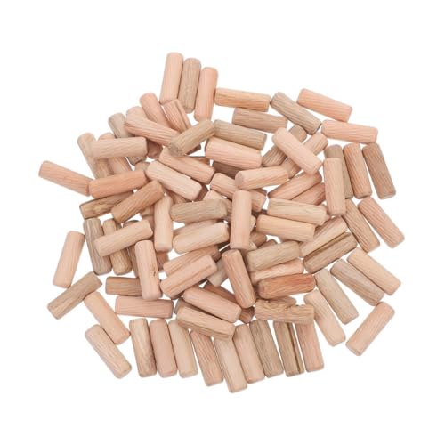 Chevilles bois naturel Didiseaon : lot de 300 tiges rainurées meuble