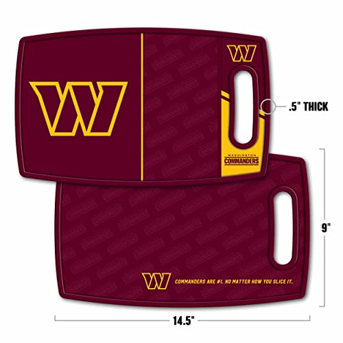 Image of YouTheFan NFL Washington Commanders Logo Series Cutting Board