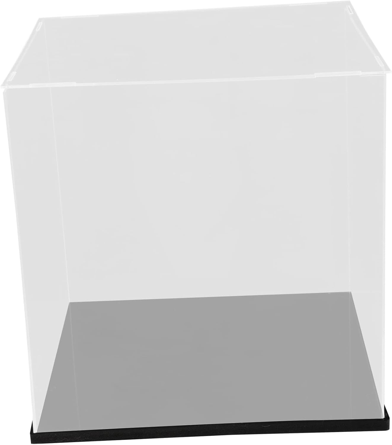 Tabletop Basketball Display Case Thick Acrylic Holder for Sports Memorabilia Compact Basketball Showcase Box for Home and Office Use Protects Against Damage