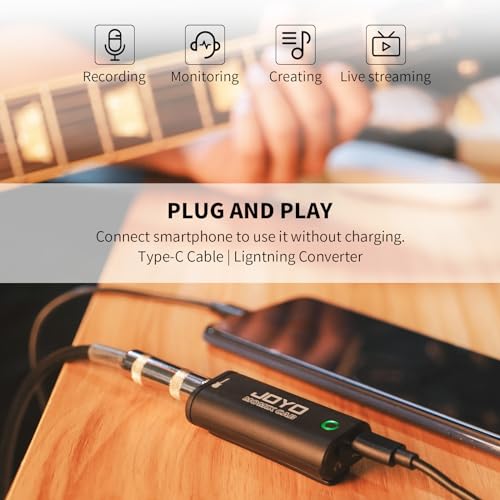 image for JOYO Guitar Audio Interface Pocket Internal Recording Sound Card with 