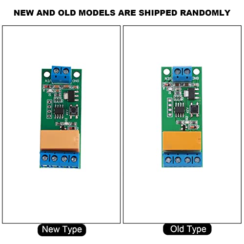 Adjustable Delay Relay Module for DC 5-12V Motor Reverse Polarity Control with 2A Drive Current, Reversible Timing Switch for 6V 9V Electric Motor Applications