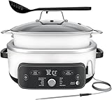 Ninja Foodi PRO Plus 11-in-1 Multi-Cooker, – Smart Cook System, Integrated Probe, 8.5 Qt Family Size, Sear/Sauté, Steam, Slow Cook, Roast, Bake, Sous Vide, Proof, Keep Warm, Dishwasher Safe