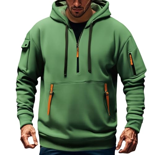 Sweat à capuche pour homme thermique pour rester au chaud sans transpirer en hiver