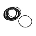 Aexit 10Pcs 39mm Electrical equipment x 1.9mm Rubber O-rings NBR Heat Resistant Sealing Ring Grommets Black