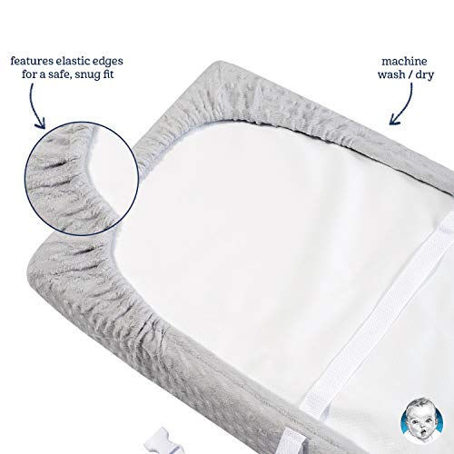 Image of Gerber Baby Boys Girls Neutral Newborn Infant Baby Toddler Nursery 100% Cotton Fitted Bedding Crib Sheet, Dino Blue, 28 inch x 52