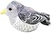 Wild Republic Coucou Gris, Animal en Peluche avec Son, Cadeaux pour Enfants, 13 cm, 19500, Multicolore