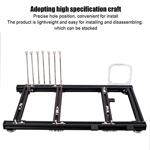 Gabinete Open Air Frame Overclock Vertical para PC, Chasis de Aluminio compatible Mini ITX, MATX, ATX, Banco de pruebas para juegos y enfriamiento miniatura 3