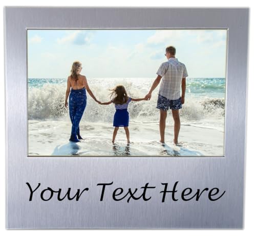 Personalised Photo Frame - Printed With Your Text - Custom Photo Frame - Bespoke Gift For All Occasions - For Her Him Mum Dad Wedding Birthday - Personalised Gift - 5 x 3.5 inch