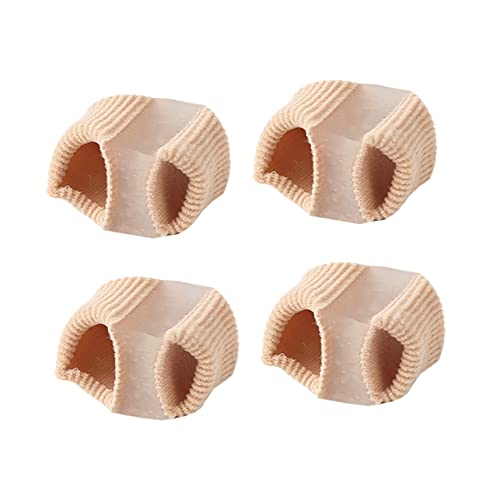 FOMIYES 4Pcs Woven Separator for Comfortable Foot Care Tool for Women Protectors for Overlapping Easy to Wear Foot Separators