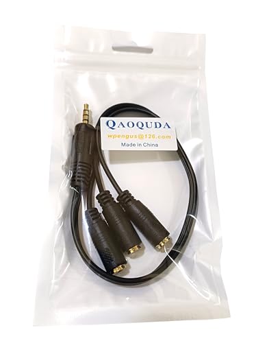 Cable splitter TRRS 3.5 mm macho a 3 hembras wpeng de audio auxiliar 4