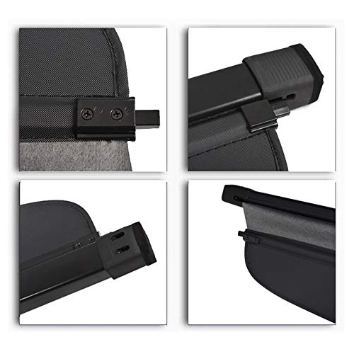 Image of munirater Rear Black Cargo Trunk Luggage Retractable Shade Cover Replacement for P-r-iu-s 2016-2020