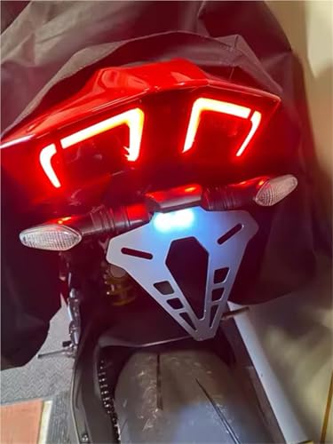 Support de plaque d'immatriculation moto accessoire acier Panigale V4 2025 - 3
