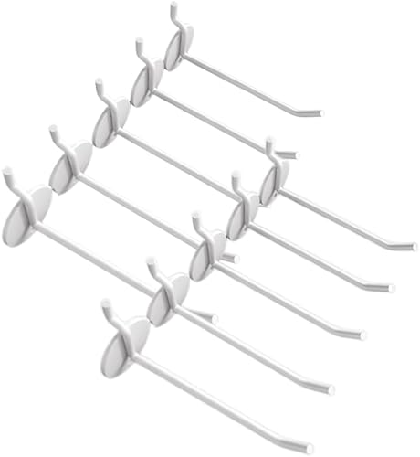 Paquete de 10 ganchos para tablero de clavijas que se adaptan a cualquier tablero de clavijas, organiza collares, joyas, artículos al por menor,