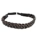 Vigour Fashion Women's Daliy Use Headband Braided Hair Plaited Hair Braid Headbands Hairpiece Synthetic Headbands #4 Medium Brown Color