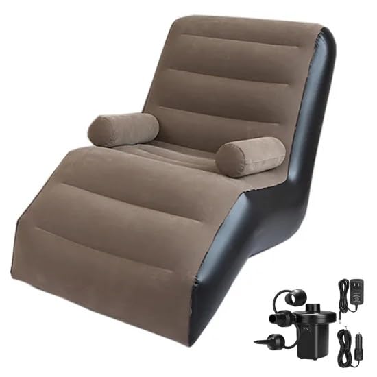ObwOhi Inflatable Sofa Chair with Powerful Electric air Pump, Inflatable Deck Chair with Household air Pump, Sofa Bed Set with Pump, Comfortable Air Chair-image-46