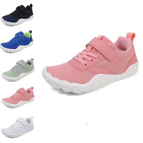 Toddler/Little/Big Kid Barefoot Shoes Boys Trail Running Shoes,Boys Girls Minimalist Athletic Hiking Sneakers,with Wide Toe Box & Zero Drop Sole