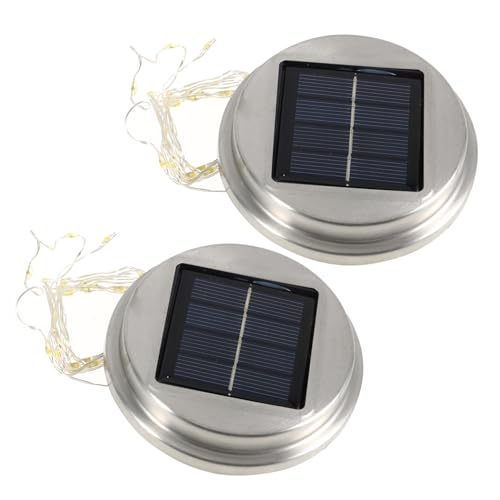 Tapa solar para lámpara de jardín para pasillos exteriores de acero inoxidable SEWACC