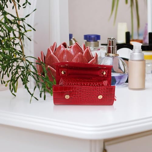 Organizador de joyas enrollable para viajar sin enredos de cadenas 5