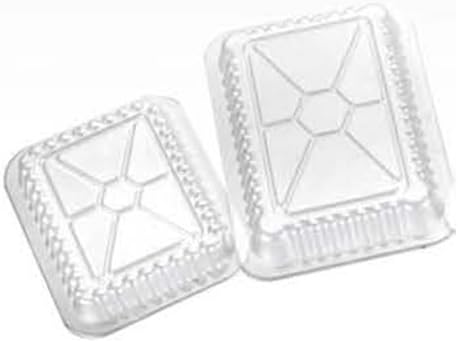 MarketPro OPS Plastic Oblong Dome Lid For 1.5 lb. Container, 7" Length x 5" Width | 500/Case
