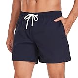 Design con tasche: i pantaloncini da corsa da uomo hanno 2 tasche laterali anteriori, una tasca sulla fodera. Possono contenere carte, chiavi e piccoli oggetti, puoi trasportare telefono, portafoglio, chiavi, ecc. e non preoccuparti mai della sicurezza.