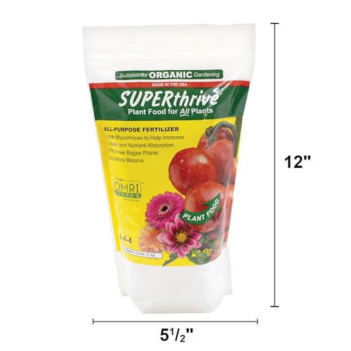 Image of SUPERthrive Organic All-Purpose Fertilizer, 4-4-4, 2.2 lbs, 2-Pack