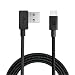 nonda ZUS Super Duty USB A to Micro USB Cable with Aramid Fiber, 4ft/1.2m, Right Angle, Charger and Data Sync for Android Smartphones Including Samsung, Nexus, LG, Kindle (Black)