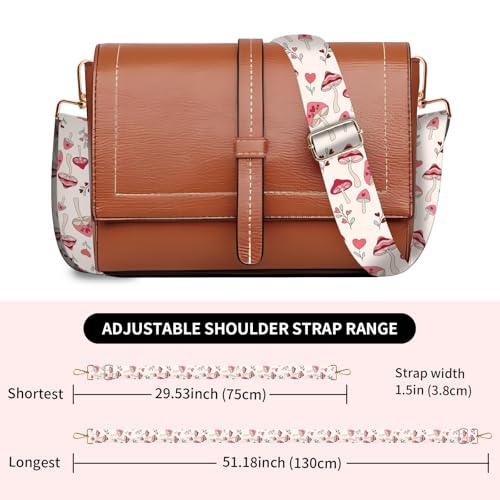 Image of Wide Purse Strap Replacement Crossbody, Funny Shoulder Strap Adjustable, Cute Bag Strap for Women Guitar Purses