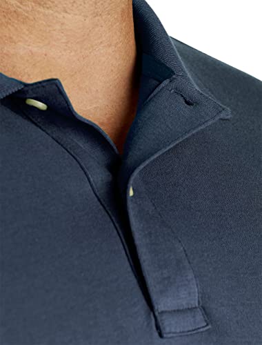 Image of Nautica Men's Classic Fit Short Sleeve Dual Tipped Collar Polo Shirt