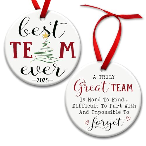 Team Ceramic Ornaments