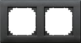 2fach Merten 486214 M-PLAN-Rahmen, 2fach, anthrazit
