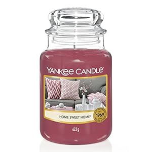 Yankee Candle Duftkerze | Home Sweet Home | Brenndauer bis zu 150 Stunden | Große Kerze im Glas