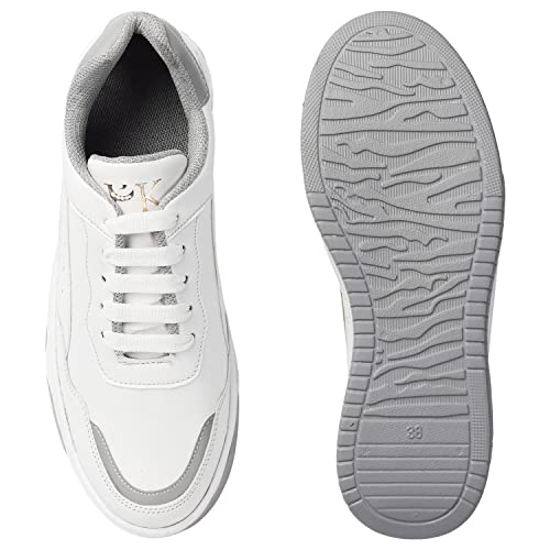 Image of Women Casual Sneaker Shoes Lightweight Soft & Comfortable with Lace-Up Shoes for Women's & Girl's