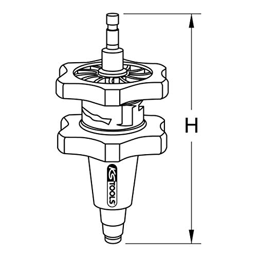 KS TOOLS 455.0142 Adapter for cooling systems diameter 28-41mm - Image 2