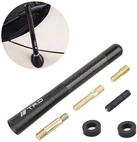Manual Radio Replacement and Sports Style Short Antenna for Tacoma TRD